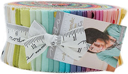 Metallic Ombre Confetti Jelly Roll - 2.5" Cotton Strips by V & Co For Moda