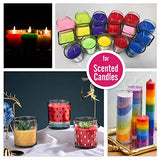Candle Dye - 20 Colors Liquid Oil-Based Candle Color Dye for DIY Candle Making Supplies - Vibrant Concentrated Candle Coloring for Soy Wax Dyes, Beeswax, Gel Wax, Paraffin Wax, Candle Making Kit