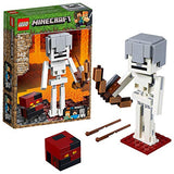 LEGO Minecraft BigFig Skeleton with Magma Cube Building Kit (142 Pieces) (Discontinued by Manufacturer)