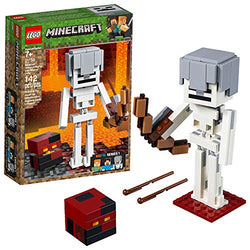 LEGO Minecraft BigFig Skeleton with Magma Cube Building Kit (142 Pieces) (Discontinued by Manufacturer)