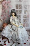 Free Gift 1/4 MSD DOD BJD Dress Suit Outfit Forest Style Doll Dollfie LUTS/ Forest Style Dress /Creamy-White