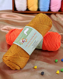 3-Pack Baby Alpaca Yarn Wool Blend Crochet and Knitting Worsted Weight Sunny Cat Premium Brand (Neon Purple)
