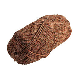 Knit Picks Wool of The Andes Worsted Weight 100% Wool Yarn Brown (1 Ball - Amber Heather)