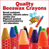 Faber-Castell World Colors Beeswax Crayons - 15 Count, 9 Traditional and 6 Skin Color Crayons - Multicultural Crayons for Kids