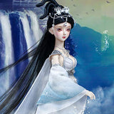 HGFDSA 1/3 BJD Doll 57cm 22.4 Inches Princess Toy Fashion Lovely Doll Child Send Girl Birthday Wedding Princess Full Set of Dolls