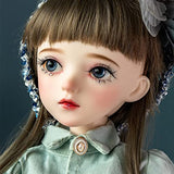 SISON BENNE 1/3 BJD Doll 24 Inch 18 Ball Jointed SD Dolls DIY Toys with Full Set Clothes Shoes Wig Face Makeup, Best Xmas Gift (15#)