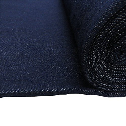 Denim Fabric, 62-64” Wide, 100% Cotton, Over 100 Yards In Stock – 10 Yard Bolt- – Indigo Denim