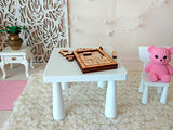 Miniature Puzzle Game, Dollhouse Nursery BJD Baby Doll Toy. Play Board Sorting