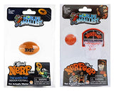 Worlds Smallest Nerf Football Nerf Basketball - Bundle (Set of 2)