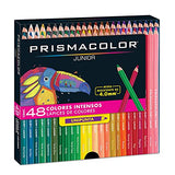 Prismacolor Colored Pencils Set, Pack of 48, Junior 4.0mm