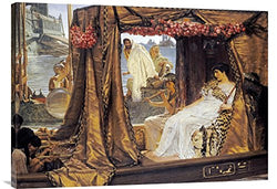 Global Gallery Budget GCS-265847-36-142 Sir Lawrence Alma-Tadema The Meeting of Anthony and Cleopatra 41 B.C Gallery Wrap Giclee on Canvas Print Wall Art