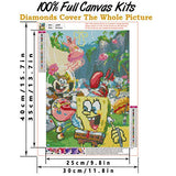 5D Diamond Painting Kits for Adults & Kids,Anime Diamond Painting with Full Drill Round,DIY Painting with Diamonds Kits,Arts Cross Stitch Posters Craft,Perfect for Home Wall Decor