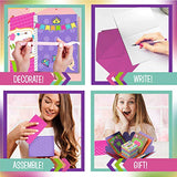 Card Crafting Explosion Arts and Crafts Box- Complete Card Making Kit for Girls - Birthday Gift Box to Tween - DIY Greeting Cards Stationary Set – Make Your Own Card Crafts for Boys and Girls Age 6+
