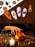 1000+ Patterns Halloween Nail Stickers for Nails Art Decals, Lorvain Self-Adhesive 3D Nail Art Stickers Mixed Styles 12 Sheet for Women Girls Kids Halloween Party Decorations Nail Applique DIY Supplies