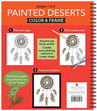 Color & Frame Coloring Book - Painted Deserts