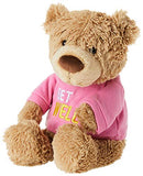 GUND Get Well T-Shirt Message Teddy Bear Stuffed Animal Plush, Pink, 12.5"