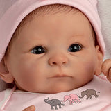 The Ashton - Drake Galleries Tasha Edenholm So Truly Real Lifelike Poseable Baby Girl Doll: Little Peanut - 17"