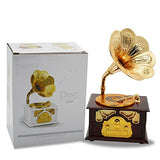 Fding Classical Trumpet Horn Turntable Gramophone Art Disc Music Box & Make up Case &Jewelry Box