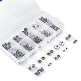 OPount 250 Pieces Antique Tibetan Silver Findings 10 Different Styles Spacer Beads for Jewelry