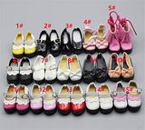 Fully 3 Pairs 6.3cm/2.48" Doll High-Heeled Shoes Fits for 1/4 45cm 17 Inch BJD Dolls