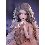 Y&D BJD Doll 1/3, 55cm 21.6 inch Ball Jointed Doll Full Set Figure Princess SD Doll 100% Handmade DIY Toys with Clothes Shoes Wig Exquisite Makeup Accessories