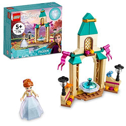 LEGO Disney Anna’s Castle Courtyard 43198 Building Kit; A Buildable Princess Toy Designed for Kids Aged 5+ (74 Pieces)