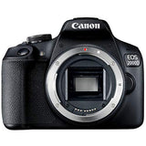 Canon EOS 2000D / Rebel T7 Import Model 24.1MP WiFi Enabled CMOS Sensor 1080p Video with 18-55mm Lens Top Value Bundle