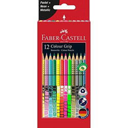 Faber-Castell 201569 Grip Colour Pencil (Pack of 12)
