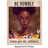 African American Women Wall Art - Be Strong Be Brave Be Badass Poster - Positive Inspirational Quotes - Black Art - Motivational Wall Decor - Encouragement Gifts - African American Woman - Black Women