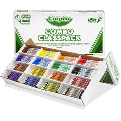 CYO523348 - Crayola Classpack Crayons w/Markers