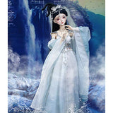 HGFDSA 1/3 BJD Doll 57cm 22.4 Inches Princess Toy Fashion Lovely Doll Child Send Girl Birthday Wedding Princess Full Set of Dolls