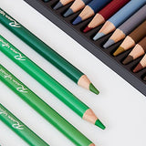 RAAM REFINED 120 Premium Colored Pencils for Adult Coloring, Artist Soft Series Lead Cores with Vibrant Colors, Drawing Pencils, Art Pencils, Coloring Pencils for Adults and Kids(3.8mm Lead Core)