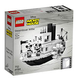 LEGO Ideas 21317 Disney Steamboat Willie Building Kit (751 Pieces)