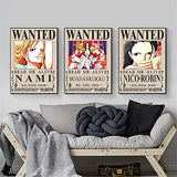 One Piece Wanted Posters, New Edition, 11.22 x 7.68 inchesm, Luffy 1.5 Billion, Pack of 24…