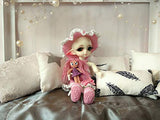 Miniature Art Doll, Amigurumi Hand Croched with Painted Eyes Removable Dress