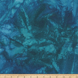 Robert Kaufman Digitally Printed Rayon Lawn Mottle Leaf Ocean Fabric by The Yard