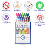 Color Swell Crayons Bulk 6 Packs of 24 Count Vibrant Colors Teacher Quality Durable for Families Class Party Favors
