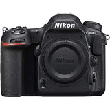 Nikon D500 DSLR Camera (Body Only) (1559) + 64GB Memory Card + Case + Corel Photo Software + 2 x EN-EL 15 Battery + Card Reader + LED Light + HDMI Cable + Cleaning Set + Flex Tripod + More (Renewed)