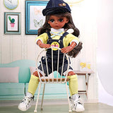 UCanaan BJD Doll 1/6 SD Dolls 12 Inch 18 Ball Jointed Doll DIY Toys with Full Set Clothes Shoes Wig Makeup, Best Gift for Girls-Science(Brown)