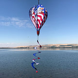 In the Breeze Patriot Eagle 6-Panel Kinetic Hot Air Balloon Wind Spinner