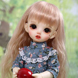 BJD Doll, 1/6 SD Dolls 10 Inch 19 Ball Jointed Doll DIY Toys with Skirt Wig Shoes and Accessories Surprise Doll Best Gift for Girls