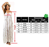 Maxi Dress for Women Fall Winter Casual Floral Printed Bohemian Spaghetti Strap Floral Long Maxi Dress with Pockets (Large, 01Coffeee)