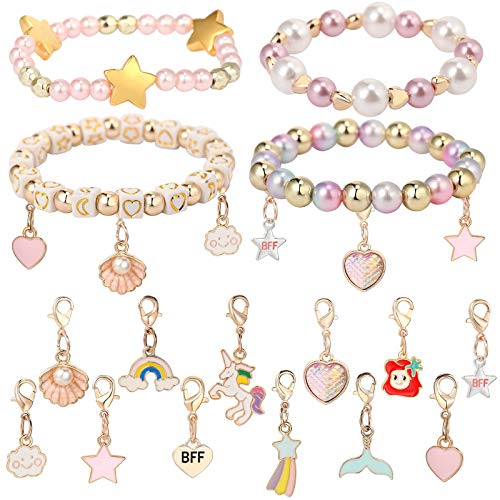  PinkSheep Beads Bracelets for Kids, Girls Friendship