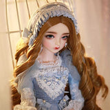 LiFDTC BJD Doll 1/3 Princess SD Dolls 60CM 23.6 Inch Ball Jointed Doll DIY Toys with Full Set Clothes Shoes Wig Makeup Headband, Can Be Used for Collections, Gifts, Children's Toys