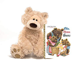 GUND Philbin Teddy Bear Stuffed Animal Plush, Beige, 12" Gift Set