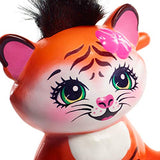 Enchantimals Tanzie Tiger Doll (6-in) and Tuft Animal Figure  [Amazon Exclusive]