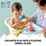 LEGO DUPLO My First Bath Time Fun: Floating Animal Island 10966 Building Toy for Preschool Kids Aged 18 Months+ (20 Pieces)