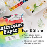 2Pk Watercolor Paper for Water Color Paint and Water Colors Markers and Pens 11" x 15" - 15 Sheets