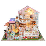 Toy DIY House Assembled Building Model Small Toys, Dollhouse, Mini House Crafts Birthday Mothers, Day for Boys Girls Friends Mom Women, 3D Wooden Puzzle Playset