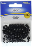 Jewelry Designer 04656 Pearls Round 6Mm 120Pc, Black